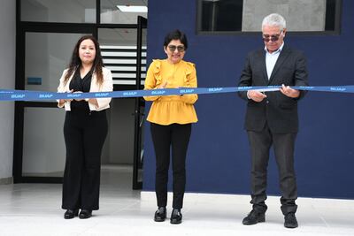 Lilia Cedillo inaugura laboratorio de medios en la BUAP