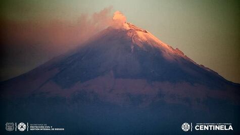¿Cómo amaneció el Popocatépetl? 8 de abril 2021
