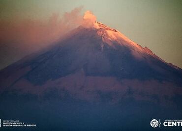 ¿Cómo amaneció el Popocatépetl? 8 de abril 2021