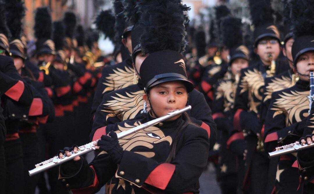 La Marching Band del CENHCH se creó en 1960 en Puebla | Foto: Agencia Es Imagen para El Universal Puebla
