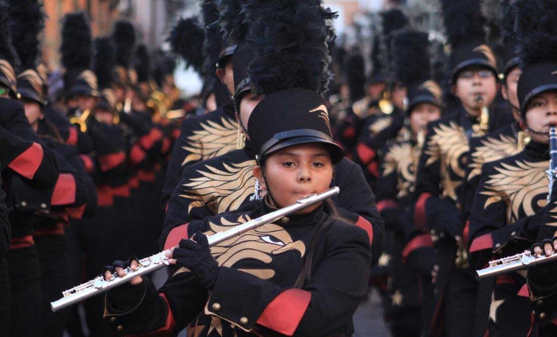 La Marching Band del CENHCH se creó en 1960 en Puebla | Foto: Agencia Es Imagen para El Universal Puebla