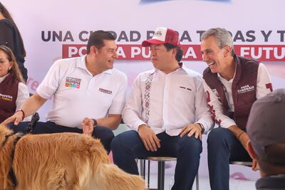 Pepe Chedraui ofrece mejorar el alumbrado público en Puebla