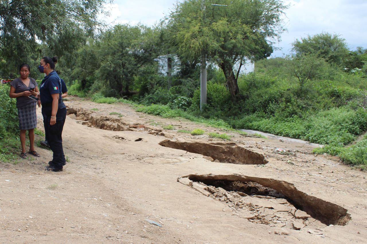 SOCAVÓN EN TEHUACÁN