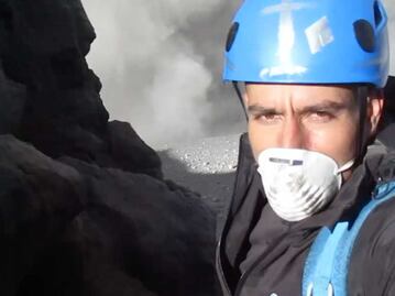 ¡Sorprendente! Observa estas imágenes del Popocatépetl grabadas por un alpinista