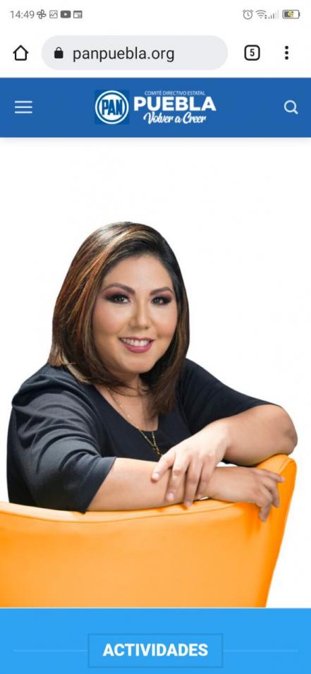 Viola PAN Puebla reglamento al promover a Genoveva Huerta 