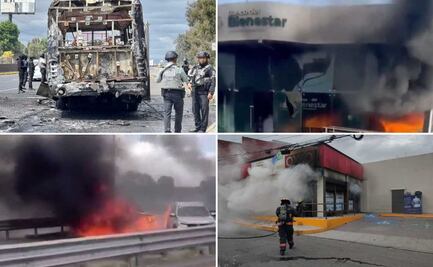 Incendios y bloqueos en Puebla tras la muerte de “El Mencho”; SSP refuerza seguridad