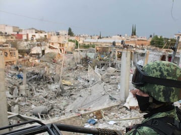 Explosión en Xochimehuacán cumple un mes; hay 120 viviendas en riesgo