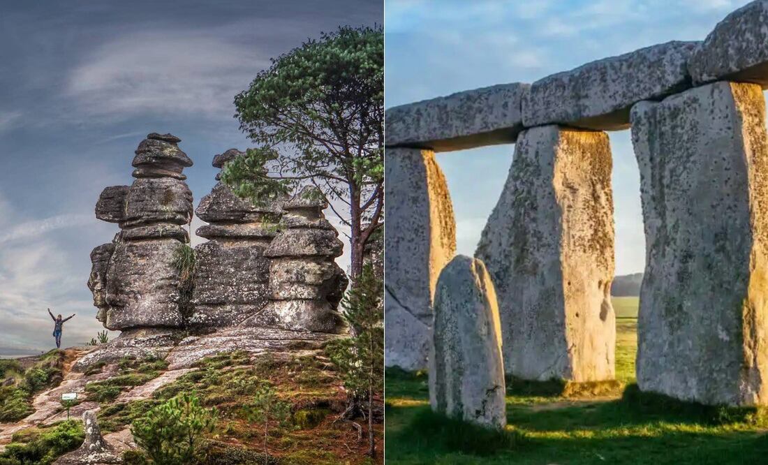 Un valle en Puebla recuerda a Stonehenge, en Inglaterra | Foto: RRSS