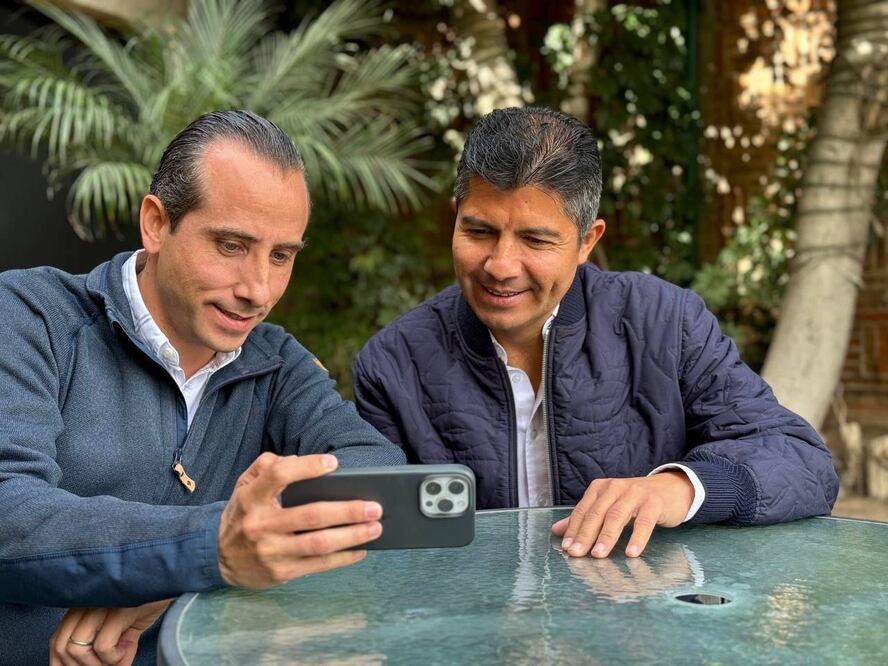 Lalo Rivera y Mario Riestra elaboran sus estrategias de campaña | Foto: Agencia Es Imagen para El Universal Puebla