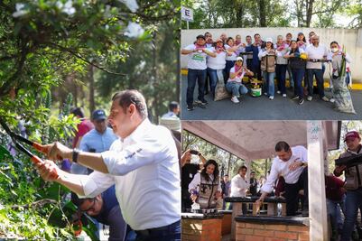Realizan en Teziutlán la décima faena comunitaria para el rescate de espacios públicos