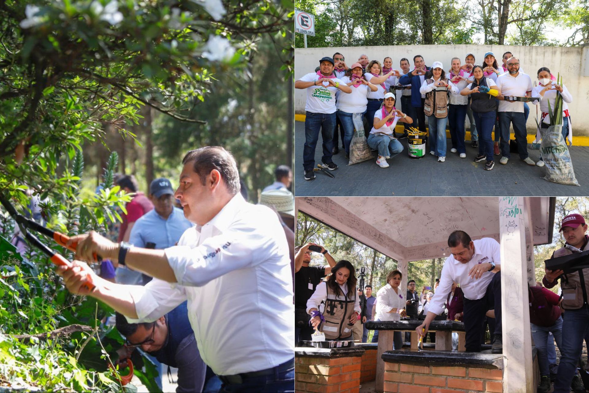 Armenta participa en faena comunitaria en Teziutlán |  Gobierno del Estado