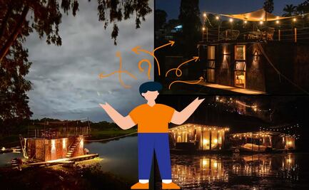 Dónde están las cabañas en las que se duerme sobre el agua