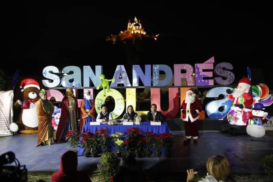 El 3 de diciembre se instala la Aldea Navideña 2023 | Foto: Ayuntamiento de San Andrés Cholula