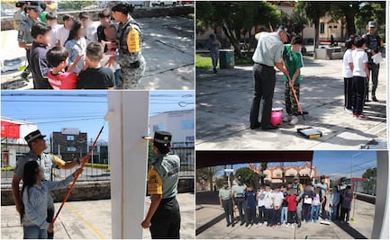 Guardia Nacional encabeza acciones de labor social en instituciones educativas