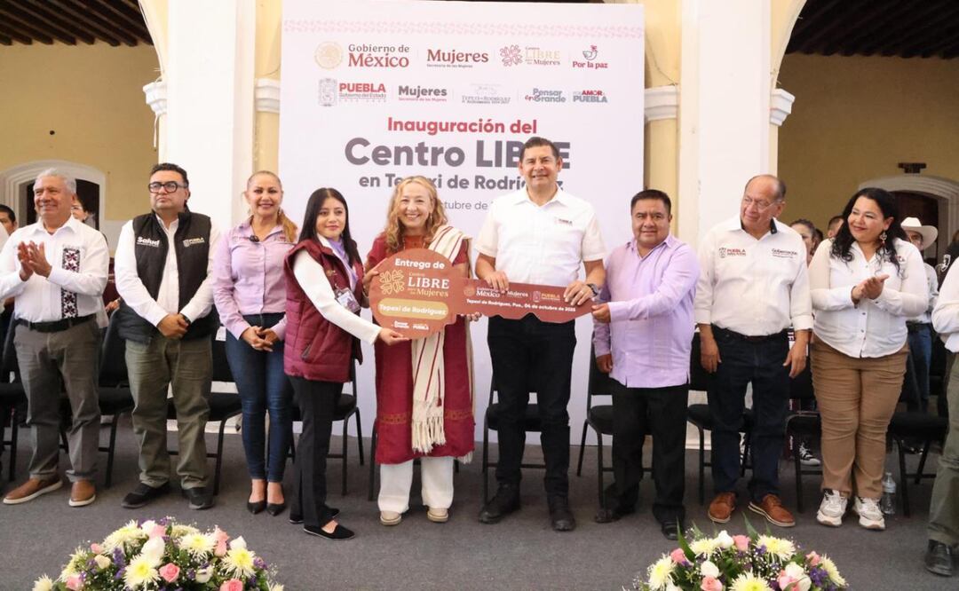 Centro Libre en Tepexi, refugio que garantiza una vida sin violencia | Foto: Gobierno de Puebla.
