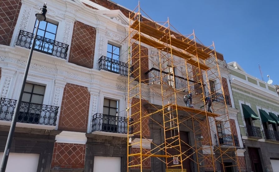 Rehabilitan la antigua sede del Congreso de Puebla para seguridad de visitantes