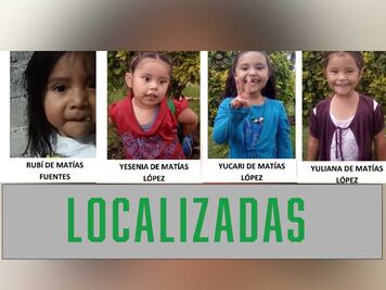 Localizan a las cuatro hermanas desaparecidas en Teotlalcingo