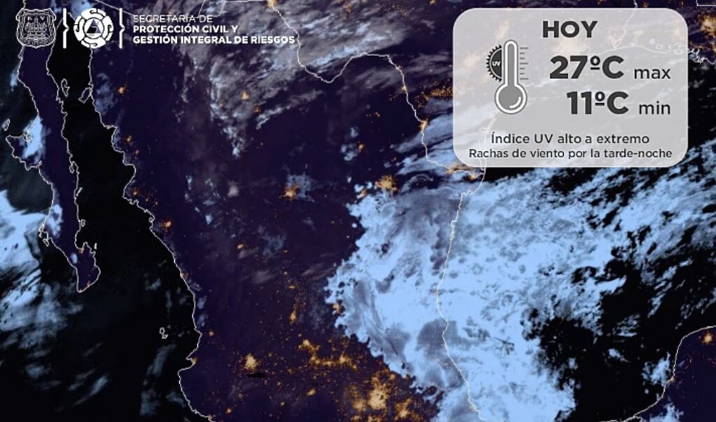 Pronóstico de clima para Puebla, 19 de abril 2021