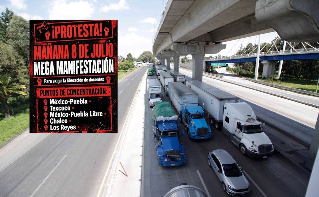 Hasta la mañana de este miércoles no se había reportado algún bloqueo en la autopista México-Puebla | Foto: EsImagen/RRSS