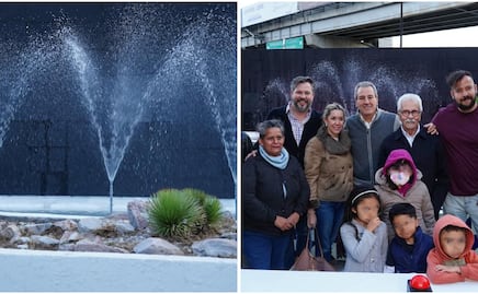 Inaugura Pepe Chedraui mantenimiento de la fuente en el Distribuidor Vial 485