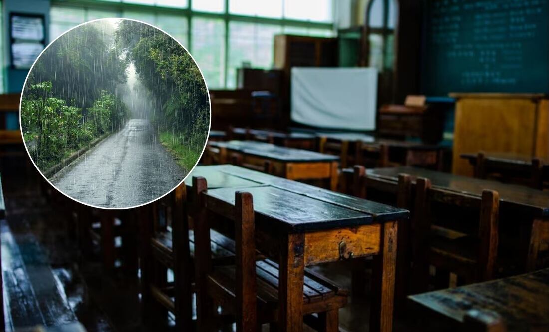 Por las intensas lluvias, la SEP suspendió clases en Puebla | Foto: Freepik