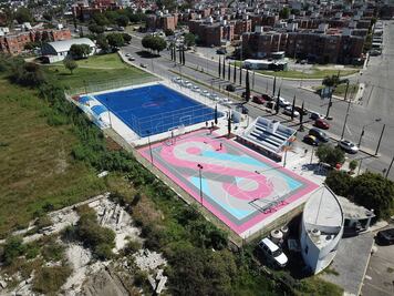 Ayuntamiento de Puebla entrega cancha de usos múltiples en San Jorge