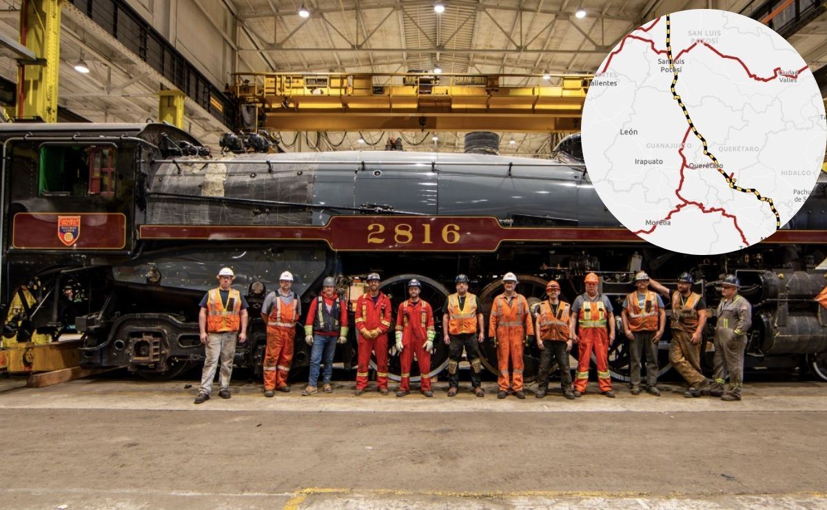 Sigue la ruta de la locomotora Empress 2816 | Foto: @CPKCdeMéxico