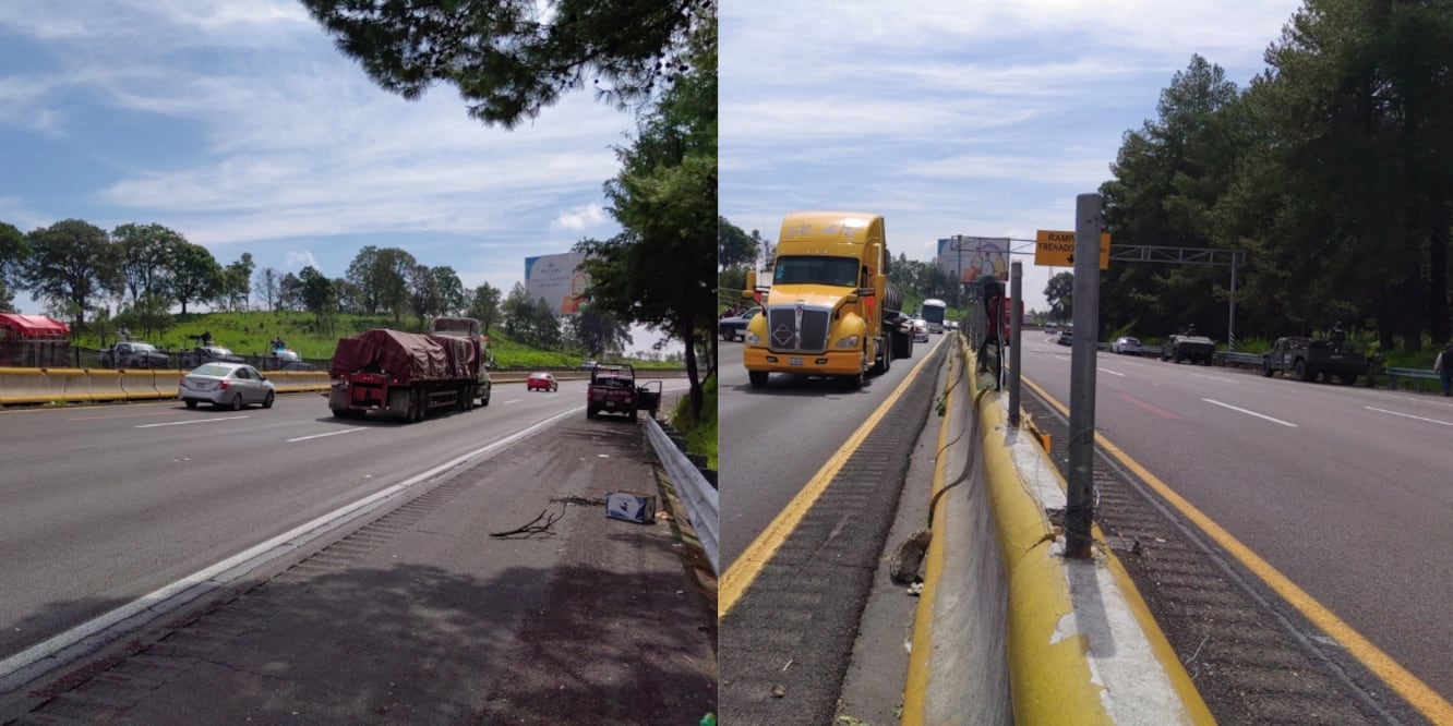 Autopista México-Puebla con libre flujo vehícular / Foto EsImagen