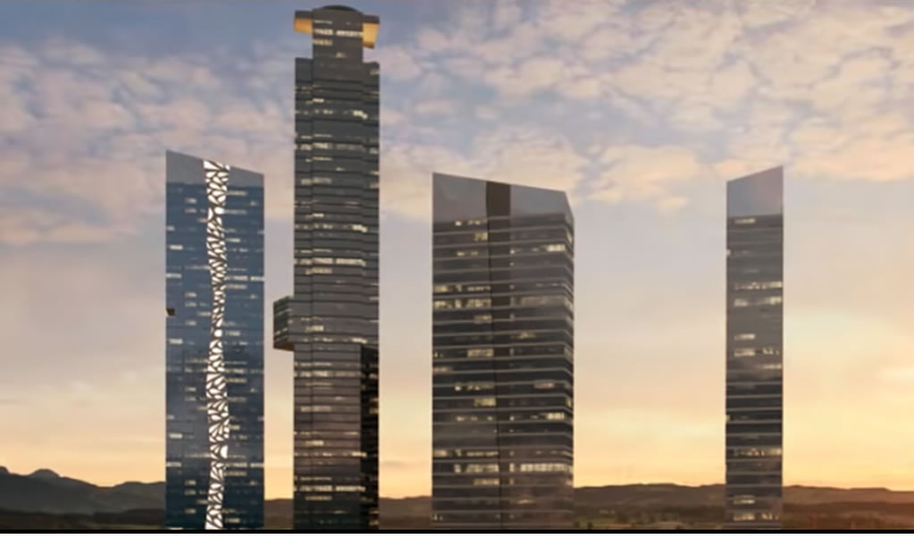 Proyecto del complejo Antavia en San Andrés Cholula. Imagen: Screenshot / YouTube