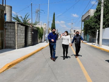 Entrega Ayuntamiento tres vialidades pavimentadas en La Resurrección