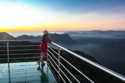 ¿Qué se ve al finalizar el recorrido en la Muralla China de Puebla?