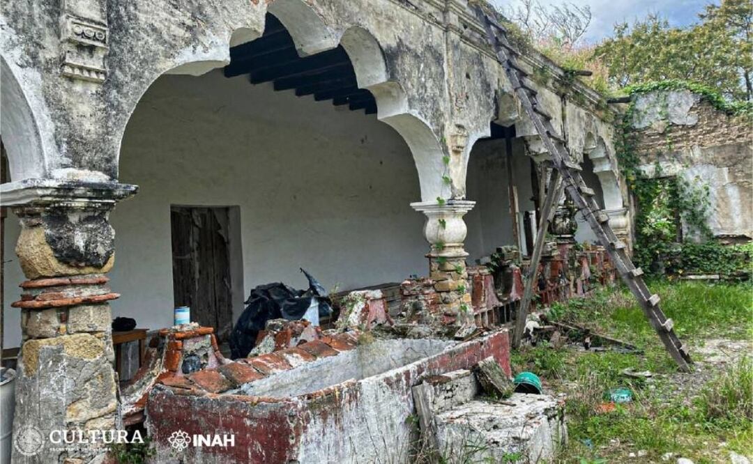 La Casa de la Palestina en Huaquechula fue edificada en el siglo XVIII, sin embargo, resultó dañada tras el sismo de 2017. | Foto: INAH