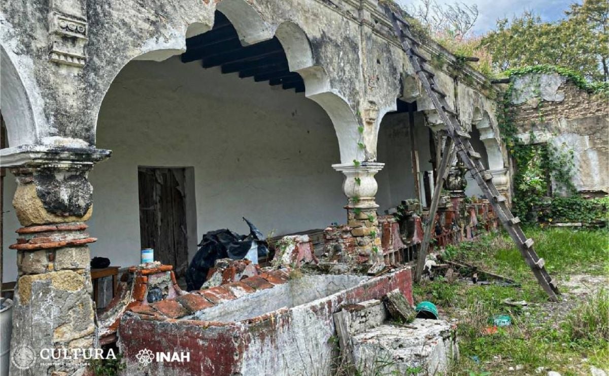 La Casa de la Palestina en Huaquechula fue edificada en el siglo XVIII, sin embargo, resultó dañada tras el sismo de 2017. | Foto: INAH