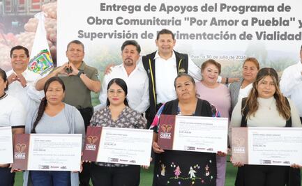 Gobierno estatal impulsa obra comunitaria y moderniza la Central de Abasto de Huixcolotla.