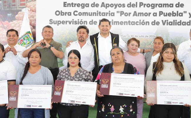 Gobierno estatal impulsa obra comunitaria y moderniza la Central de Abasto de Huixcolotla.