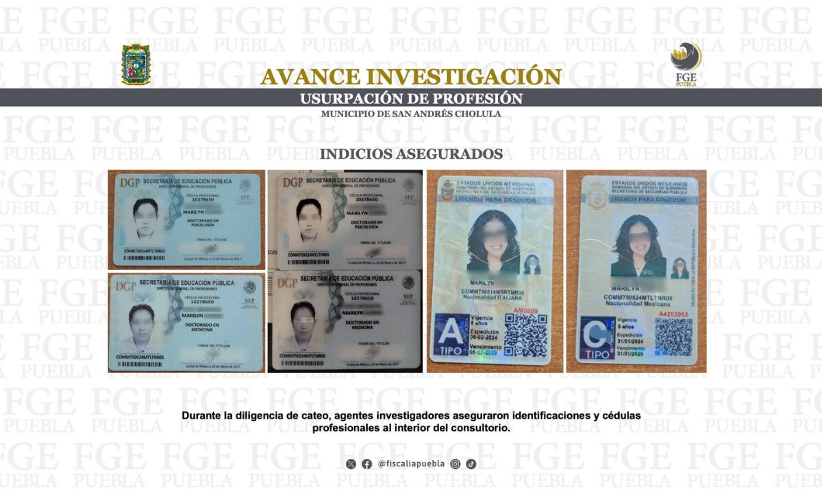 Indicios asegurados en el caso de Marilyn N. / Foto: Redes Sociales