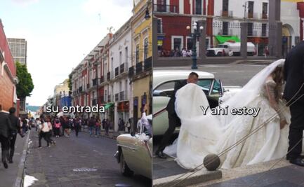 Así es como auxiliaron a una novia para llegar a su boda en medio de bloqueos en Puebla