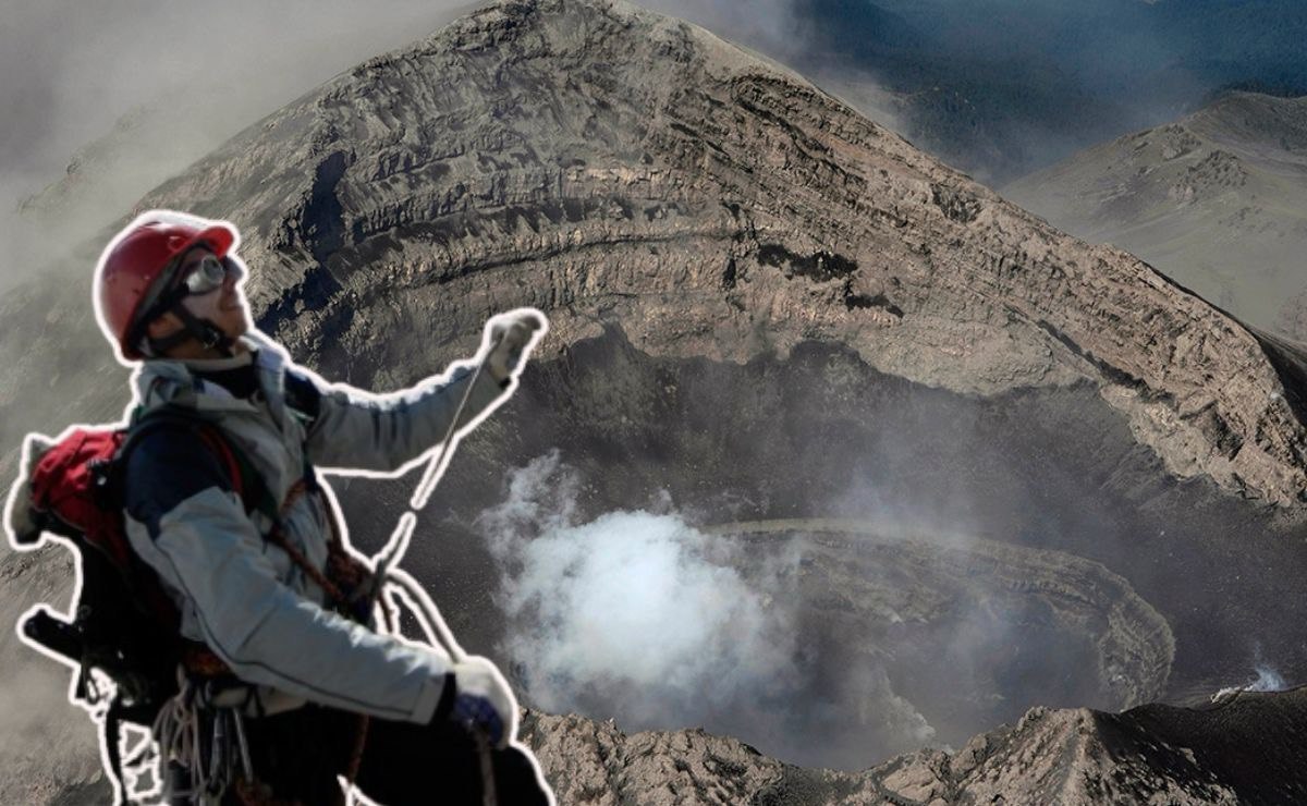 Intrépidos alpinistas han obtenido asombrosas imágenes del Popocatépetl | Foto: Canvas/Cenapred
