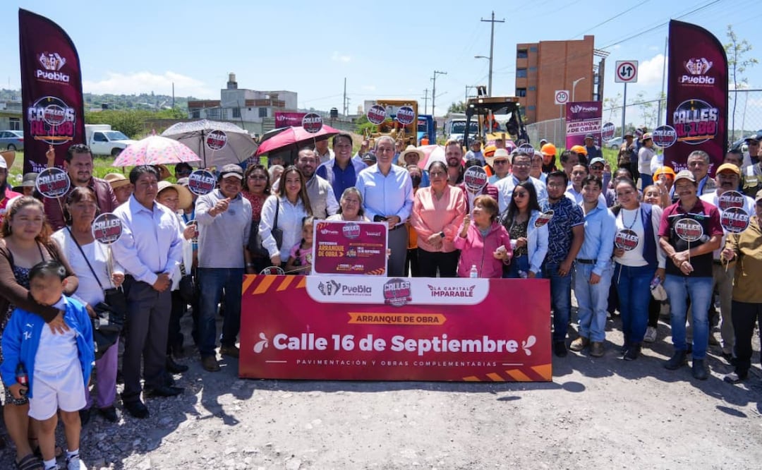 Esta obra contempla la intervención de una superficie total de 9 mil 875 metros cuadrados | Foto: Ayuntamiento de Puebla