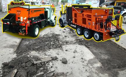 Armenta comprará maquinaria para avanzar más rápido en el bacheo de la ciudad de Puebla