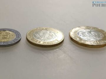 Cómo se clasifican las monedas de México según su canto
