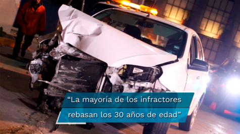 Puebla. 17 accidentes automovilísticos provocados por borrachos durante primer semestre del año