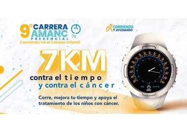 9a. Carrera AMANC Corriendo contra el cáncer infantil. Inscríbete y apoya 