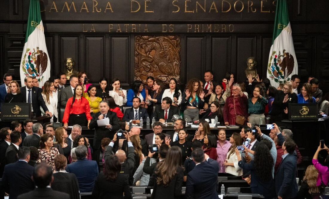Se aprobó la reforma al Poder Judicial en el Senado con 86 votos | Foto: X Nacho Mier