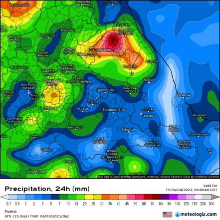 Pronóstico del clima para Puebla hoy 3 de junio 2021
