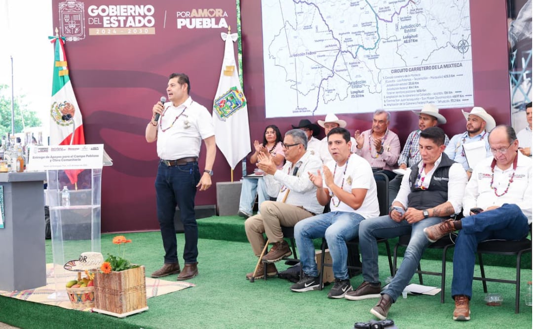 La autopista libre Morelos–Marquelia conectará a Puebla con Guerrero, Oaxaca y Morelos | Foto: Gobierno de Puebla.