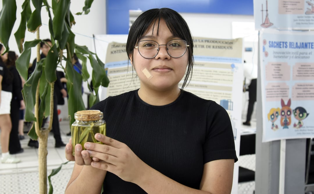 Propone estudiante BUAP aprovechar residuos de agave para crear fibras textiles | Foto: BUAP.