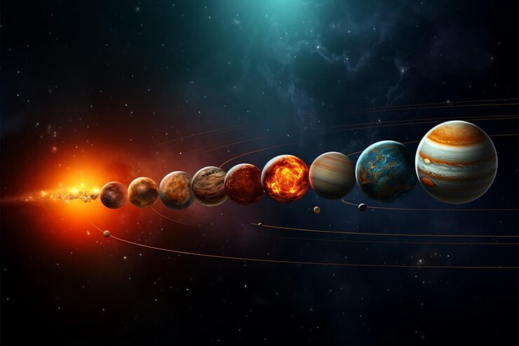 La alineación planetaria de 2025 está programada para el 21 de enero / Freepik