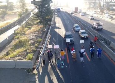 Estas son las zonas en las que la México-Puebla se encuentra bloqueada