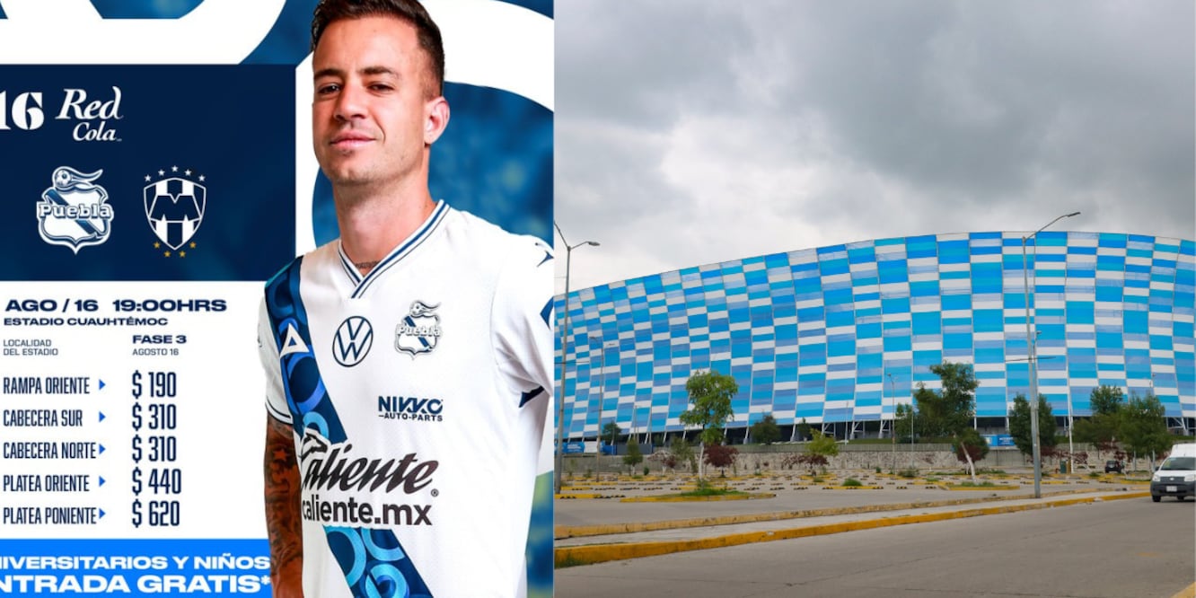 Promoción para el partido entre Puebla y Monterrey / Foto EsImagen, Redes Sociales
